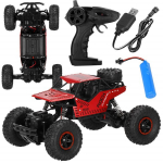 Nuotoliniu būdu valdomas automobilis Springos KG0028, raudonas