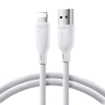 Daugiaspalvis USB-A - Lightning kabelis iPhone, 1m, baltas