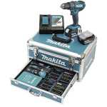 Makita Dhp482rfx9 Lxt 18v smūginis suktuvas, 62nm, 2x3ah, dėklas