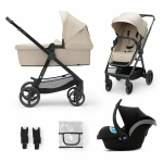 Universalus vežimėlis Kinderkraft Newly 3in1, Mink Pro Geige