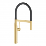 Virtuvinis mai&scaron;ytuvas su lanksčia žarna Grohe ESSENCE 30294GN0, brushed cool sunrise