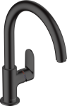 Virtuvinis mai&scaron;ytuvas Hansgrohe Vernis Blend M35 210, 71870670, juodas matinis
