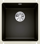 Įmontuojama virtuvinė keramikinė plautuvė Blanco SUBLINE 375-U 523732, juoda