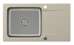 Virtuvinė plautuvė Quadron EDWARD 111 FUS_E7844BE, smėlio