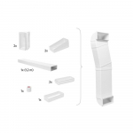 Kombinuotos kaitlentės pajungimo komplektas Electrolux M2CKCF01C