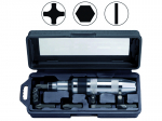 Smūginio atsuktuvo 5/16" kmpl 15 vnt PH,SL,HEX