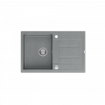 Plautuvė Quadron MORGAN 111, HB8203U5-BS_P2O, sidabrinis akmuo