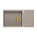 Įmontuojama plautuvė Quadron EVAN 136 XL, HCQE58650U4_PVDG1_P2O, soft taupe