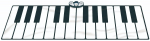 Didelis kilimėlis - pianinas
