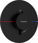 Potinkinis termostatinis du&scaron;o mai&scaron;ytuvas Hansgrohe ShowerSelect Comfort S, 15559670, juodas matinis