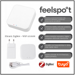 I&scaron;mani ZigBee &ndash; WiFi stotelė Feelspot ZB22, 3.0 Tuya