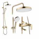 Du&scaron;o komplektas REA Veneta Brush Gold, REA-P3003