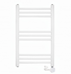 Elektrinis rank&scaron;luosčių džiovintuvas Wobbee Basic Marlow 50x80cm, de&scaron;ininis su laidu baltos spalvos W-MARL-5080WM+MOD200SCWH-R