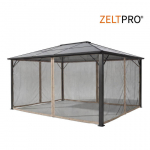 Tinklelis nuo uodų skirtas Lauko Pavėsinei Zelptro Deluxe 300x400 Ruda