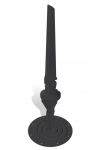 Garso kolonėlės laikiklis Lithe Audio IO1 Black, 06840