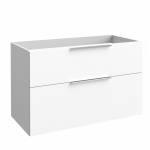 Apatinė vonios spintelė su stalčiais KAME BIG BU/10-3DR/WS-BIG, 100x59 cm, Balta (rankenėlių spalva pasirenkama)