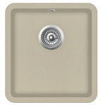 Virtuvės plautuvė AQUASANITA ARCA SQA101W 111 Silica-Ivory, uždaromas ventilis