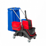 Valytojo vežimėlis Vermop AquvaViz Press 2x17 l, 0352EX ( be mai&scaron;o )