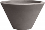 Nicoli &oslash;60x36cm vazonas Chiron 60 pelenų spalvos