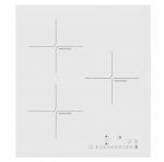 45 cm pločio įmontuojama indukcinė kaitlentė Schlosser PI403S1CW, balta spalva