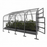 &Scaron;iltnamis KLASIKA Drop 2,5 x 4 m (10 m2), 6mm kanalinis polikarbonatas