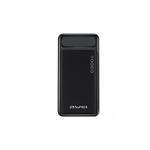 I&scaron;orinė baterija Power Bank Awei P5K 5V/2.1A 10000mAh juoda