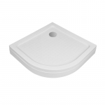 Du&scaron;o padas su apdailos panele CITY 80x80, baltas pusapvalis