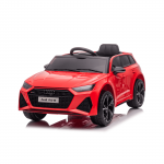 Vaiki&scaron;kas elektromobilis Audi RS6 HATIS, raudonas