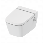 Unitazas su bidė funkcija su kar&scaron;to ir &scaron;alto vandens jungtimis TECEone (9700200)+dangtis "classic" (9700600) TECEneo/one 9700216