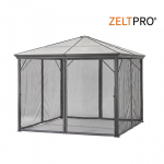 Tinklelis nuo uodų (4 sienos) skirtas Lauko Pavėsinei Zelptro Deluxe 300x300 Pilka