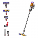 Dyson V12 Detect Slim Absolute (2023) Belaidis dulkių siurblys, Nickel/Yellow