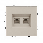 Dvigubas interneto lizdas CAT 6 Feelspot FSIN2CAT6CA, ka&scaron;myro
