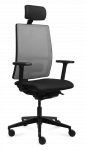 Biuro kėdė Tronhill WORK, juodas audinys/&scaron;viesiai pilkas tinklelis