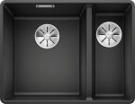 Įmontuojama dviguba virtuvinė plautuvė BLANCO SUBLINE 340/160-F 523568, antracito