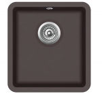 Virtuvės plautuvė AQUASANITA ARCA SQA101W 120 Cerrus - Dark brown, uždaromas ventilis