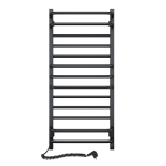 Elektrinis rank&scaron;luosčių džiovintuvas Navin Grandis 480*1000 Sensor, juodas, su laikmačiu, 12-208153-4810, (laidas kairėje)