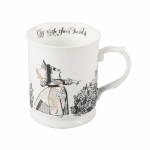 Porcelianinis puodelis CREATIVE TOPS "Alice in Wonderland'', 400 ml