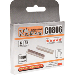 Kabės 53 tipo &bdquo;RICHMANN" 6 mm, 1000 vnt.