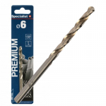 SPECIALIST+ metalo grąžtas PREMIUM, 6 mm
