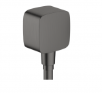 Jungtis potinkiniam du&scaron;ui Hansgrohe FixFit 26457340, &scaron;lifuotas juodas chromas