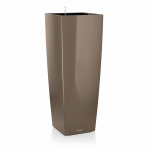 Vazonas su savaiminio drėkinimo sistema LECHUZA Cubico alto Premium 40 Taupe, 18234