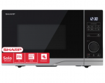 Mikrobangų krosnelė Sharp YC-PS254AE-S, 25 l, 900 W, sidabro spalvos