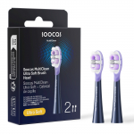 SOOCAS NEOS II Keičiama &scaron;epetėlio galvutė Ultra Soft, Midnight Blue (2 galvutės pakuotėje)