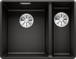 Įmontuojama dviguba plautuvė BLANCO SUBLINE 340/160-F 525984, juoda
