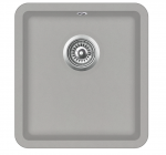 Virtuvės plautuvė AQUASANITA ARCA SQA101W 220 Argent - Warm concrete, uždaromas ventilis