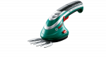 Krūmų ir žolės akumuliatorinių žirkių rinkinys Bosch Isio 0600833106