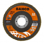 Žiedlapinis metalo ir nerūdijančio plieno &scaron;lifavimo diskas Bahco INOX+Fe T42 P60 125x22.23mm