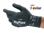 Apsauginės pir&scaron;tinės Ansell HyFlex 11-541, atsparumas pjūviams D, 7 dydis