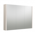 Veidrodinė spintelė be ap&scaron;vietimo Kame Urban 2000707, pilkas ka&scaron;myras, 100 cm