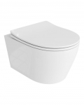 Pakabinamas klozetas Lavita Praia Rimless su lėtaeigiu dangčiu